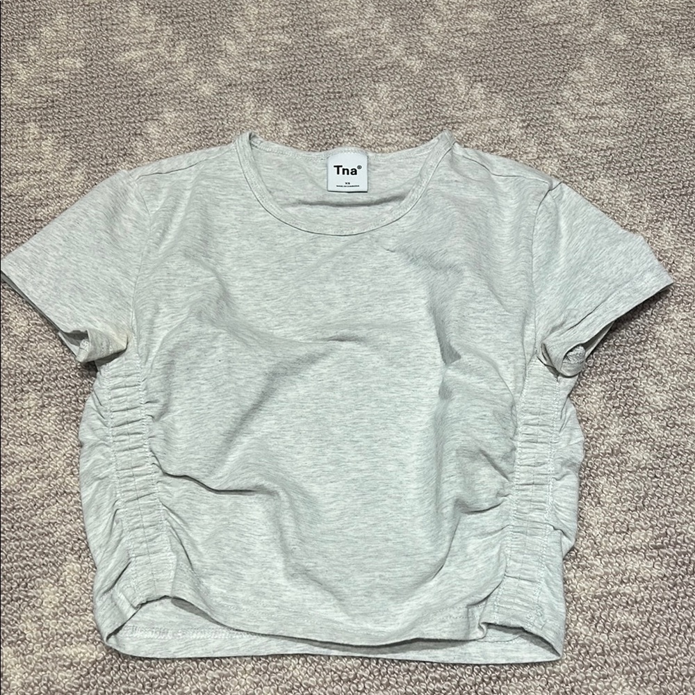 Tna cropped grey tee